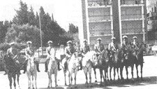 Palermo: il nucleo cavalleggeri della Polizia Municipale (luglio'89)