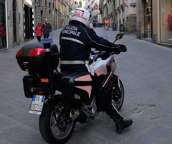 Motociclista Arezzo